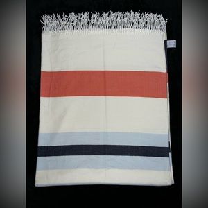 Nordstrom At Home Bold Stripe Throw 50”x60” NWOT